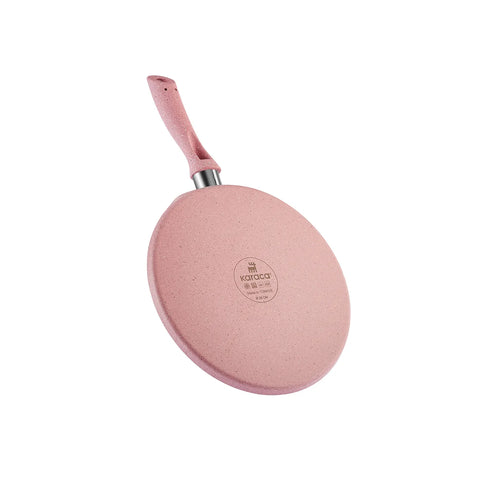 Karaca Love of Kitchen Biogranite Crepe Pan, 26cm, Pink