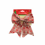 Karaca Home New Year Christmas Tree Ribbon, 20cm, Red Gold