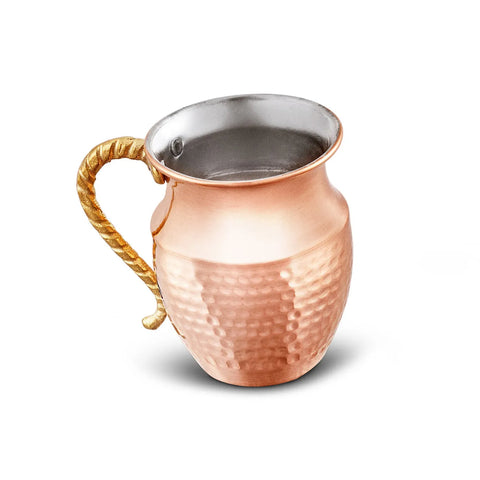 Karaca Alacahöyük Copper Buttermilk Cup, 10.5cm, Copper