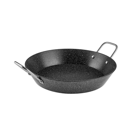 Karaca Love of Kitchen Biogranite Induction Paella Pan, 30cm, Black