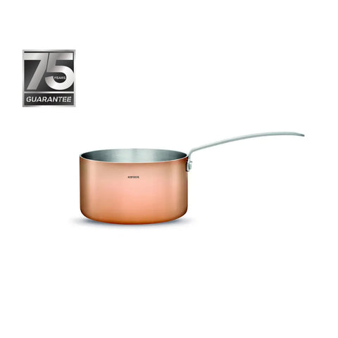 Karaca 3Ply PowerSteel Copper Saucepan, 1.4L, Copper