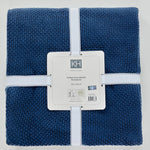 Karaca Home Double Seed Stitch Throw, 130cmx170cm, Dark Blue