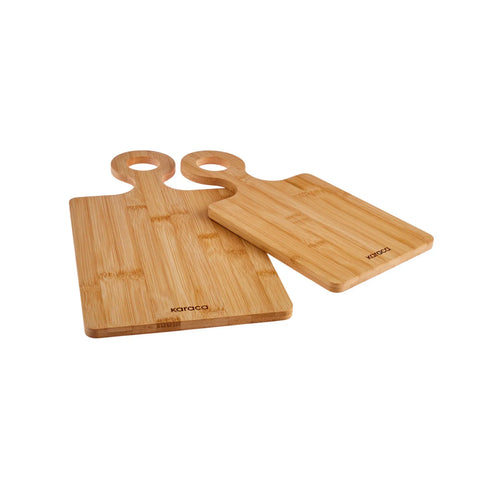 Karaca Dara 2 Piece Bamboo Chopping Board, Wood