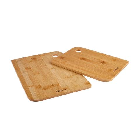 Karaca Azur 2 Piece Bamboo Chopping Board, Wood