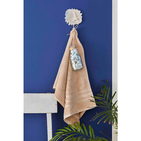 Nautica Home Crew 100% Turkish Cotton Hand Towel, 50cmx100cm, Beige