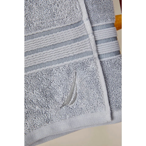 Nautica Home Ocean 100% Turkish Cotton Hand Towel, 50cmx100cm, Grey