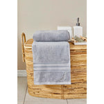 Nautica Home Ocean 100% Turkish Cotton Bath Towel, 70cmx140cm, Grey