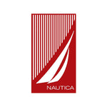 Nautica Home Stripe J 100% Turkish Cotton Beach Towel, 90cmx180cm, Red Multi