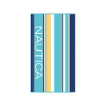 Nautica Home Aqua 100% Turkish Cotton Beach Towel, 90cmx180cm, Blue Multi