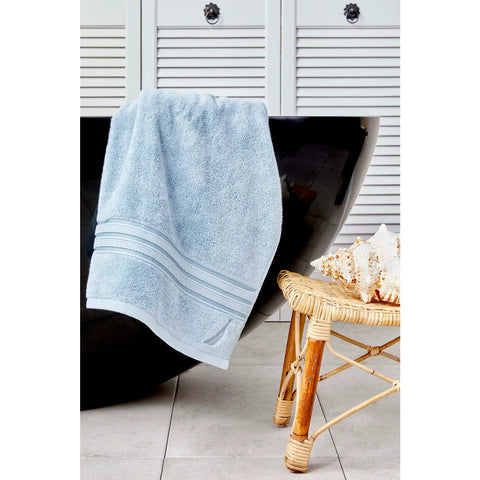 Nautica Home Ocean 100% Turkish Cotton Bath Towel, 70cmx140cm, Aqua