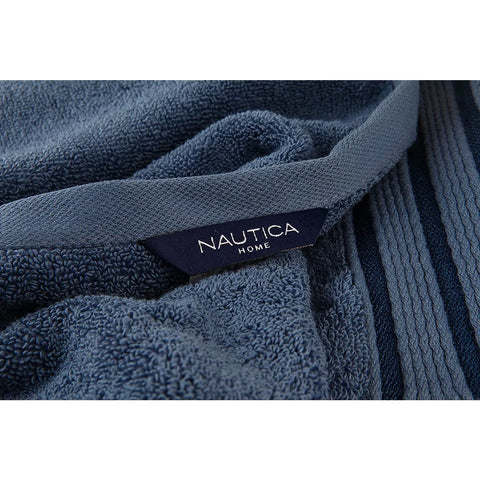 Nautica Home Ocean 100% Turkish Cotton Bath Towel, 70cmx140cm, Azure