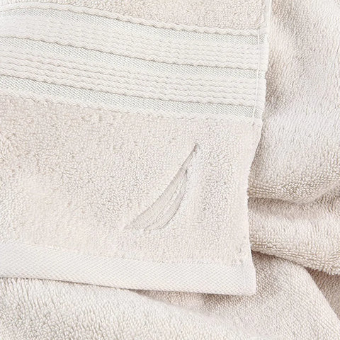 Nautica Ocean 100% Turkish Cotton Bath Towel, 90cmx160cm, Pearl