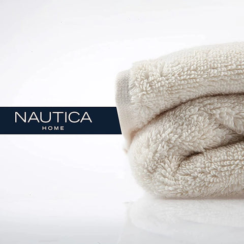 Nautica Home Ocean 100% Turkish Cotton Bath Towel, 70cmx140cm, Pearl