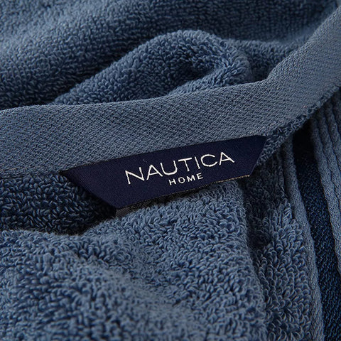 Nautica Ocean 100% Turkish Cotton Bath Towel, 90cmx160cm, Azure