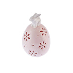 Karaca Easter Stoneware Decorative Trinket, White Pink