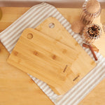 Karaca Azur 2 Piece Bamboo Chopping Board, Wood