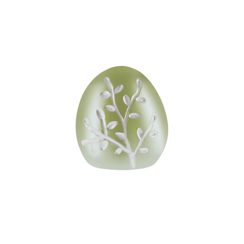 Karaca Easter Ceramic Decorative Trinket, 9cm, Green