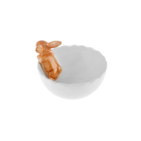 Karaca Easter CerealSoup Bowl, 16cm, White Multi