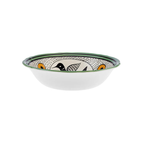 Karaca Paye Seljuk Collection Porcelain Serving Bowl, 24cm, Green Multi