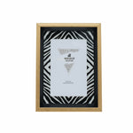 Karaca Home Wild Touch Zebra Photo Frame, Gold