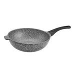 Karaca Serra Biogranite Induction Wok Pan, 28cm, Grey