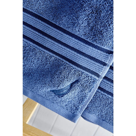 Nautica Home Ocean 100% Turkish Cotton Hand Towel, 50cmx100cm, Azure