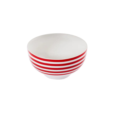 Karaca Polka Dot Porcelain Lined Snack Bowl, 11cm, White Multi