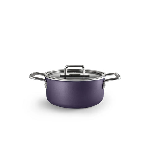 Karaca Mastermaid BioDiamond 9-Piece Cookware Set, Grape Purple