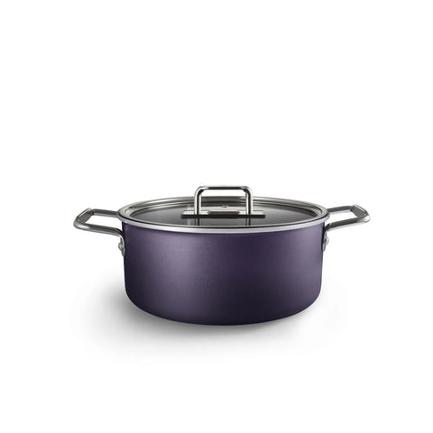 Karaca Mastermaid BioDiamond 9-Piece Cookware Set, Grape Purple