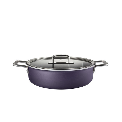 Karaca Mastermaid BioDiamond 9-Piece Cookware Set, Grape Purple