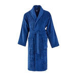 Nautica Home Crew 100% Turkish Cotton Bathrobe, Small, Navy Blue