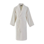 Nautica Home Crew 100% Turkish Cotton Bathrobe, Medium, Ivory