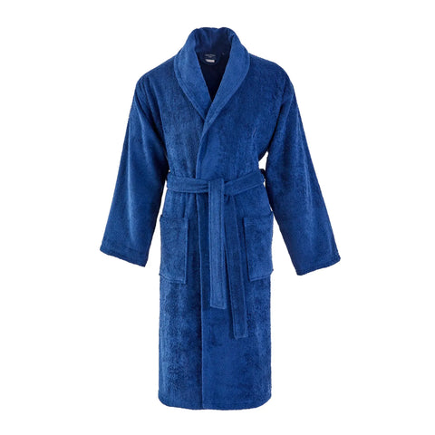 Nautica Home Crew 100% Turkish Cotton Bathrobe, Medium, Navy Blue