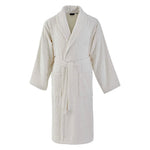 Nautica Home Crew 100% Turkish Cotton Bathrobe, Large, Ivory