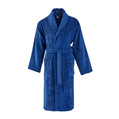 Nautica Home Crew 100% Turkish Cotton Bathrobe, XLarge, Navy Blue