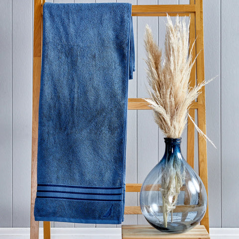 Nautica Home Ocean 100% Turkish Cotton Hand Towel, 50cmx100cm, Azure