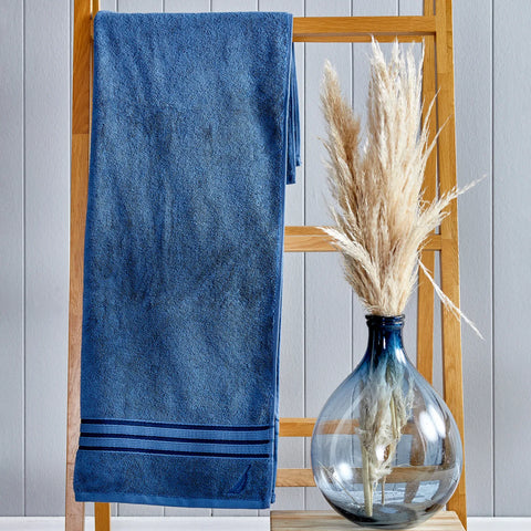 Nautica Home Ocean 100% Turkish Cotton Bath Towel, 70cmx140cm, Azure