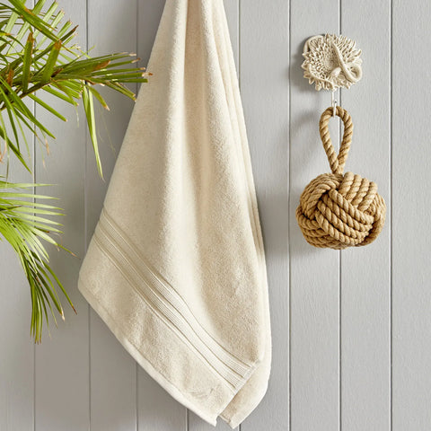 Nautica Ocean 100% Turkish Cotton Bath Towel, 90cmx160cm, Pearl