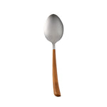 Karaca Basel Stainless Steel Table Spoon, 20cm, Wood Silver