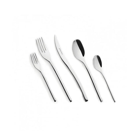 Karaca Dora 84-Piece Stainless Steel Cutlery Set for 12 People, Silver