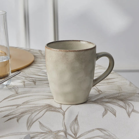 Karaca Aria Reactive Glaze Mug, 450ml, Beige