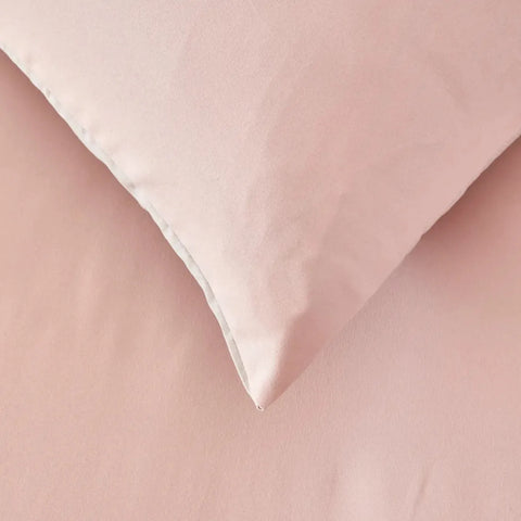 Karaca Home Duvet Cover Set, Single, Powder Pink Beige