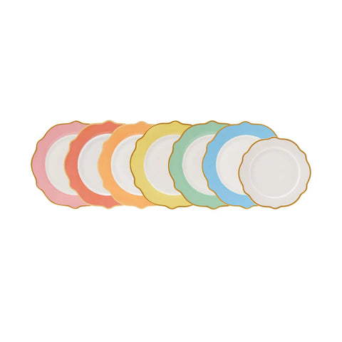 Karaca Rainbow 12 Piece Porcelain Dinner Set for 6 People, Multi