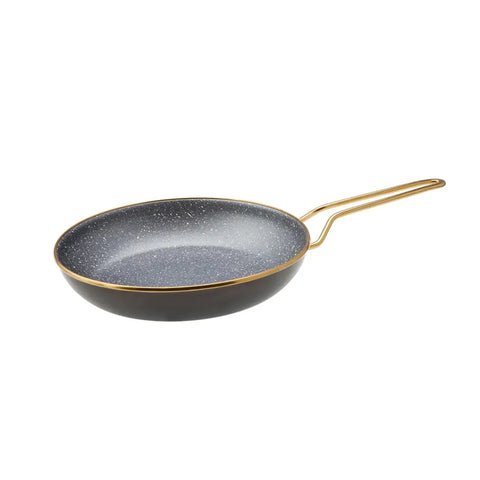 Karaca Troy Enamel Induction Frying Pan, 26cm, Black Gold