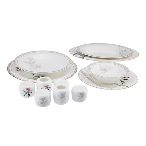 Karaca Fine Pearl Meadow 58-Piece Dinner Set for 12 People, Multi