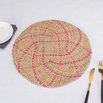 Karaca Home Wilton Placemat Set, 2 Piece, 38cm, Straw Pink