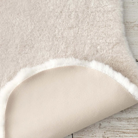 Kasmir Rugs 724 Faux Fur Rug, 100cmx140cm, Beige