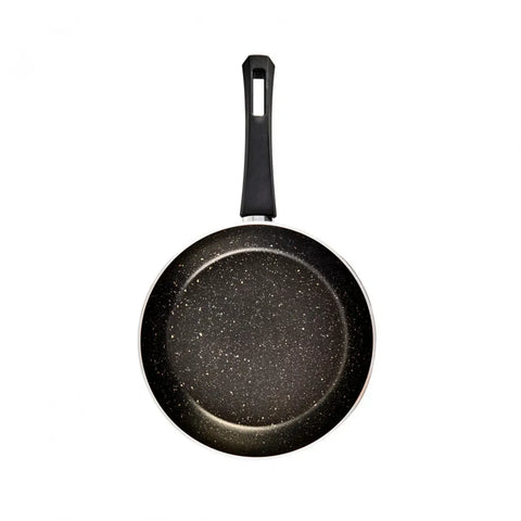 Karaca Blackgold Biogranite 7-Piece Non-Stick Cookware Set, Black Gold