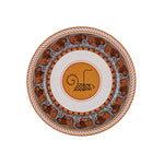 Karaca X Arslantepe Porcelain Side Plate, 20cm, Orange Multi