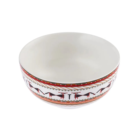 Karaca X Arslantepe Porcelain CerealSoup Bowl, 14cm, Multi